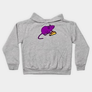 Funny Rat with Taco Kids Hoodie